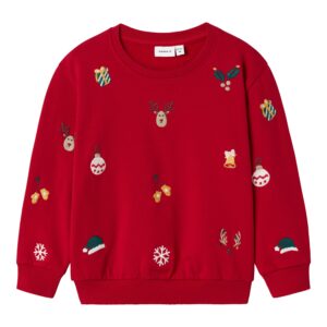 Name It Kringle Sweat shirt - Jester Red - 86 cm