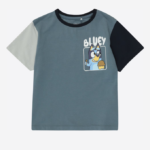 Name It Marmar Bluey SS Top - Blue Mirage - 92 cm