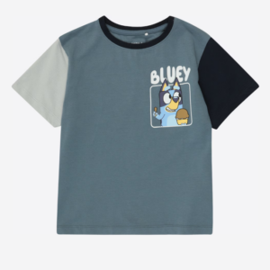 Name It Marmar Bluey SS Top - Blue Mirage - 92 cm