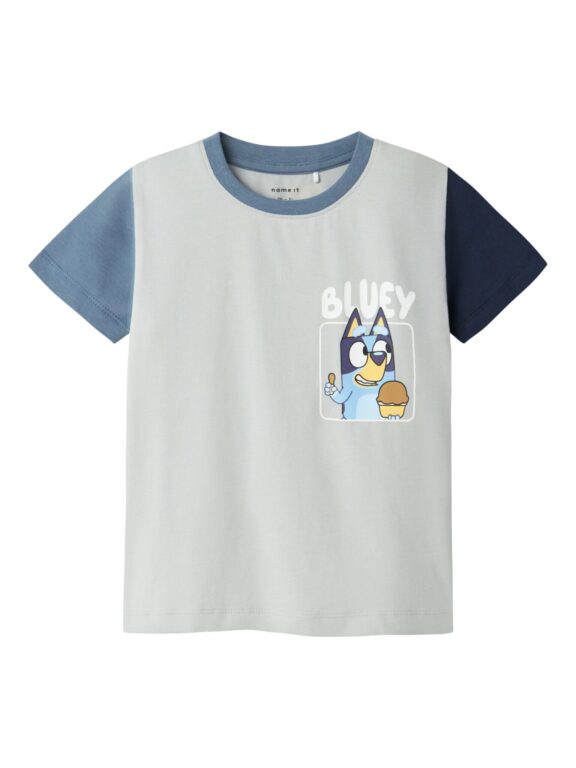 Name It Marmar Bluey SS Top - Pearl Blue - 92 cm Name It Marmar Bluey SS Top - Pearl Blue - 92 cm