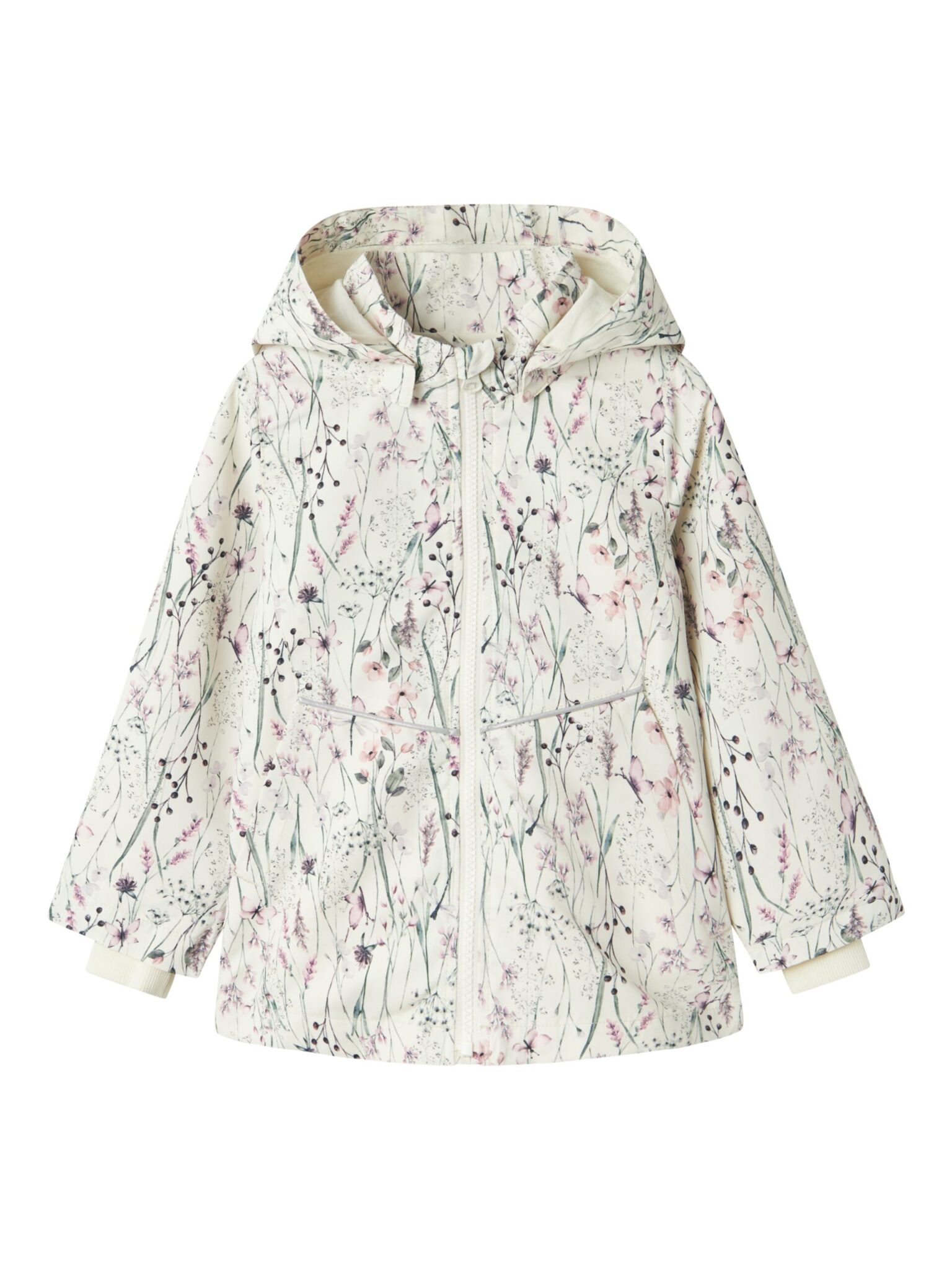 Name It Maxi Li Jacket - Whisper White/Long Flower - 86 cm Name It Maxi Li Jacket - Whisper White/Long Flower - 86 cm