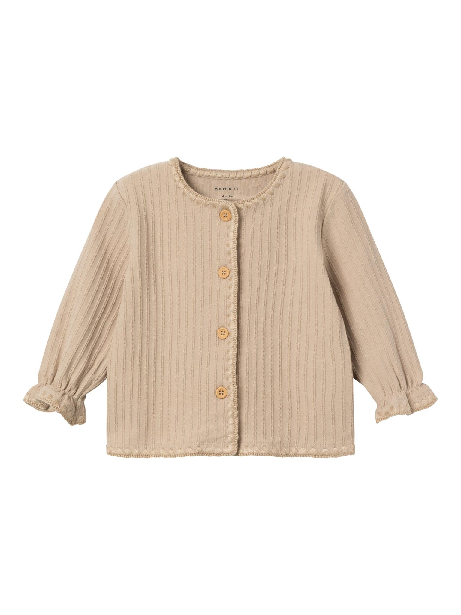 Name It Ofinne Cardigan - Oxford Tan - 56 cm