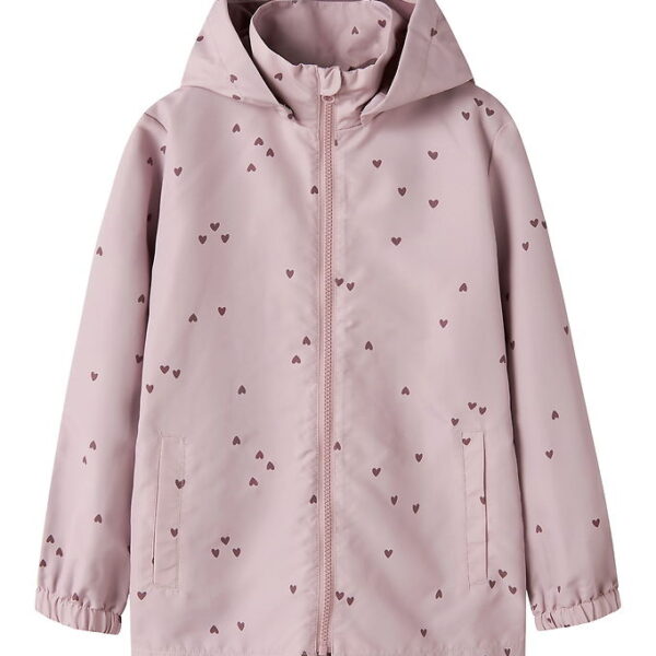 Name It Overgangsjakke - NkfMaxi - Keepsake Lilac/Small Hearts