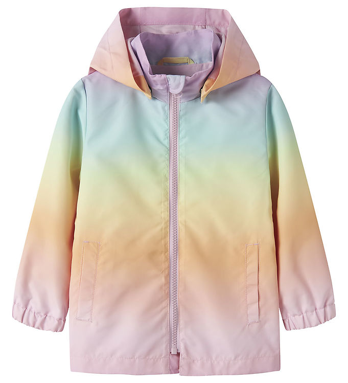 Name It Overgangsjakke - Noos - NmfMaxi - Pink Lavender/Flowy Ra