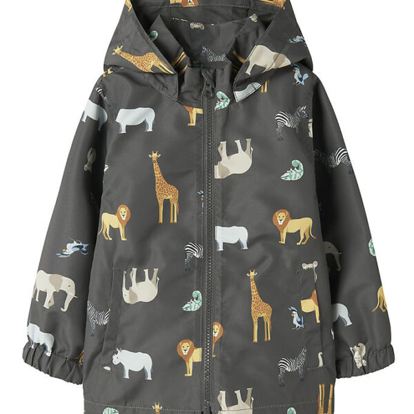 Name It Overgangsjakke - Noos - NmmMax - Blackened Pearls/Safari