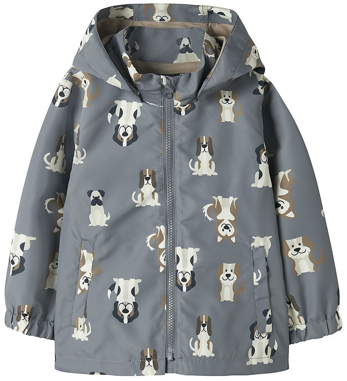 Name It Overgangsjakke - Noos - NmmMax - Flint Stone/Dog