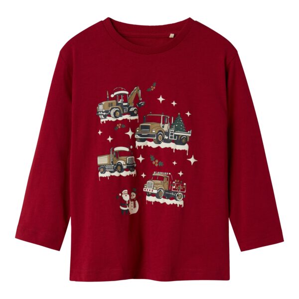 Name It Rejulli LS Top - Jester Red - 92 cm