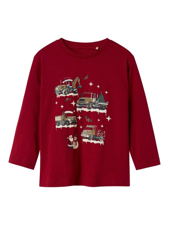 Name It Rejulli LS Top - Jester Red - 92 cm Name It Rejulli LS Top - Jester Red - 92 cm