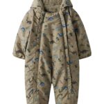 Name It Snow05 Suit Flyverdragt - Silver Mink - 50-56