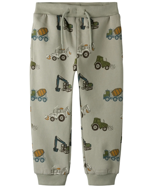 Name It Traktor Bukser - nmmBASIL Sweat - Dried Sage