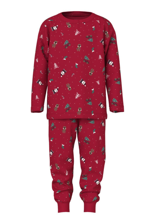 Name It Vismas Natsæt - Jester Red Christmas Elements - 86 cm