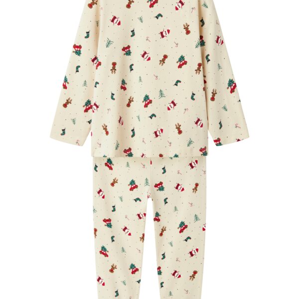 Name It Vismas Natsæt - Whitecap Gray Christmas Elements - 86 cm