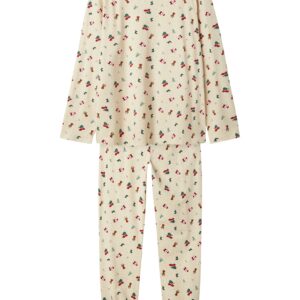 Name It Vismas Natsæt - Whitecap Gray Christmas Elements - XS