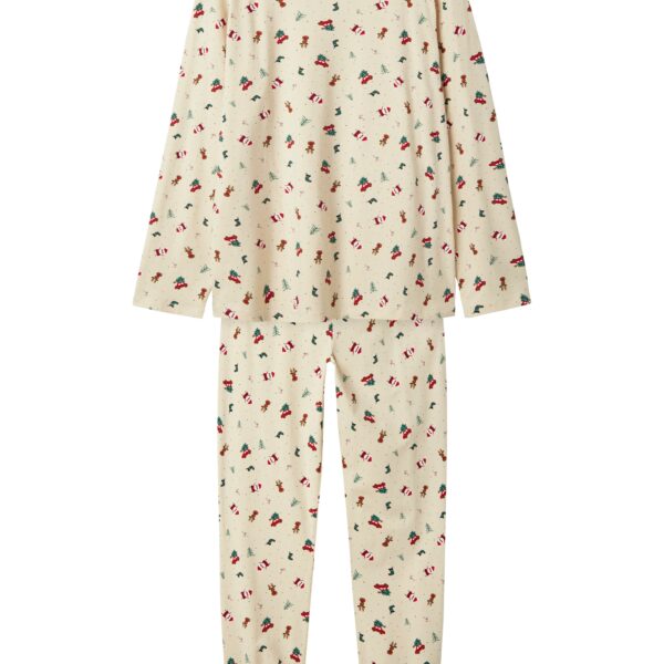 Name It Vismas Natsæt - Whitecap Gray Christmas Elements - XS