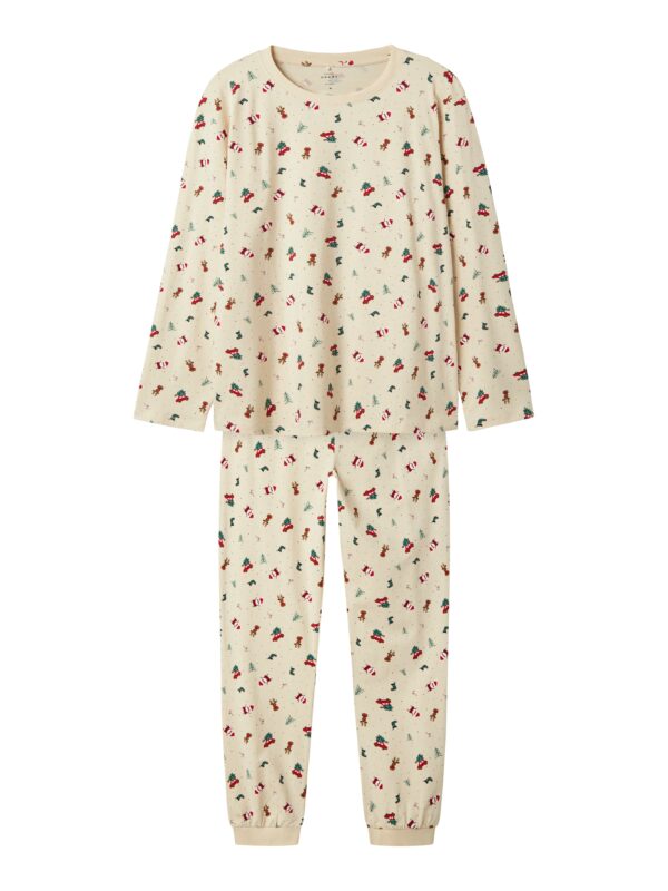 Name It Vismas Natsæt - Whitecap Gray Christmas Elements - XS