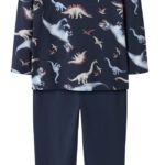 Name It nattøj - NMMNIGHTSET - Dino Navy Blazer