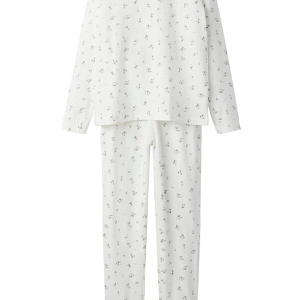 Name It nattøj - NkfNightset Flower - Jet Stream