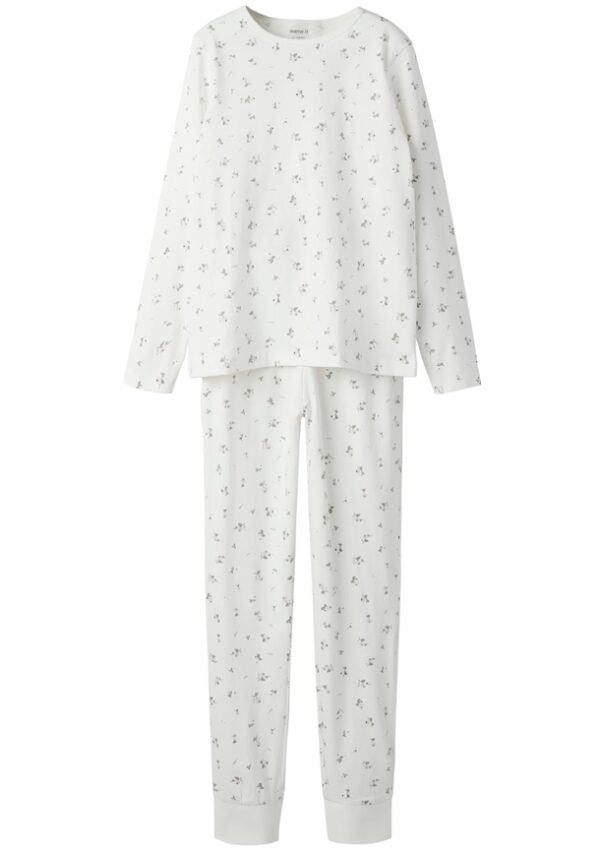 Name It nattøj - NkfNightset Flower - Jet Stream