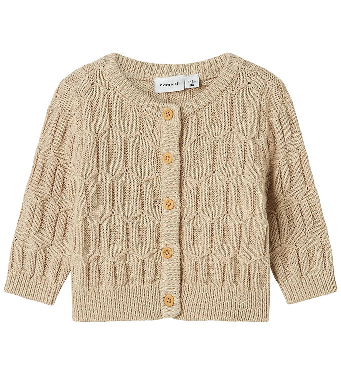 Name it Cardigan - Strik - NbnLomma - Peyote