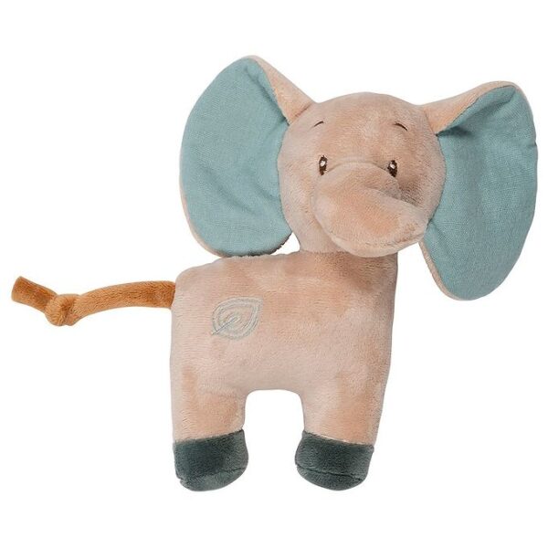 Nattou Rangle - Axel Elephant - 20 cm - Grøn/Beige
