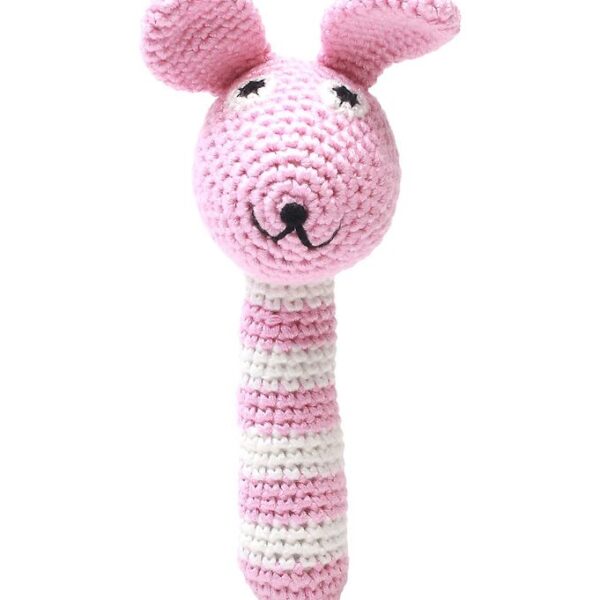 NatureZoo Rangle - Frk. Kanin - Lyserød/Hvid NatureZoo Rangle - Frk. Kanin - Lyserød/Hvid