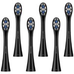 OCLEAN Tandbørste-hoveder - Delicate Care - 6-pak - Sort