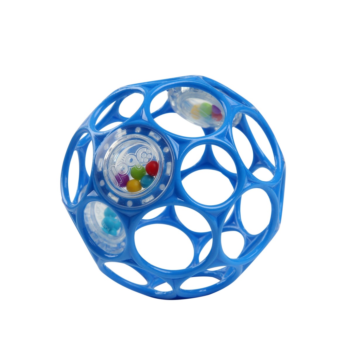 Oball | Oball mtorikbold og rangle, 10 cm Blå