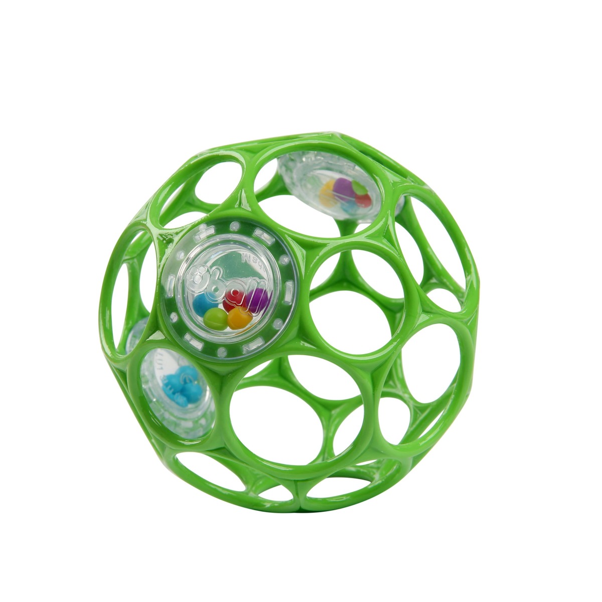 Oball | Oball mtorikbold og rangle, 10 cm Grøn