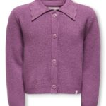 Only Mini KayaKatja Life Cardigan - Argyle Purple - 92 cm