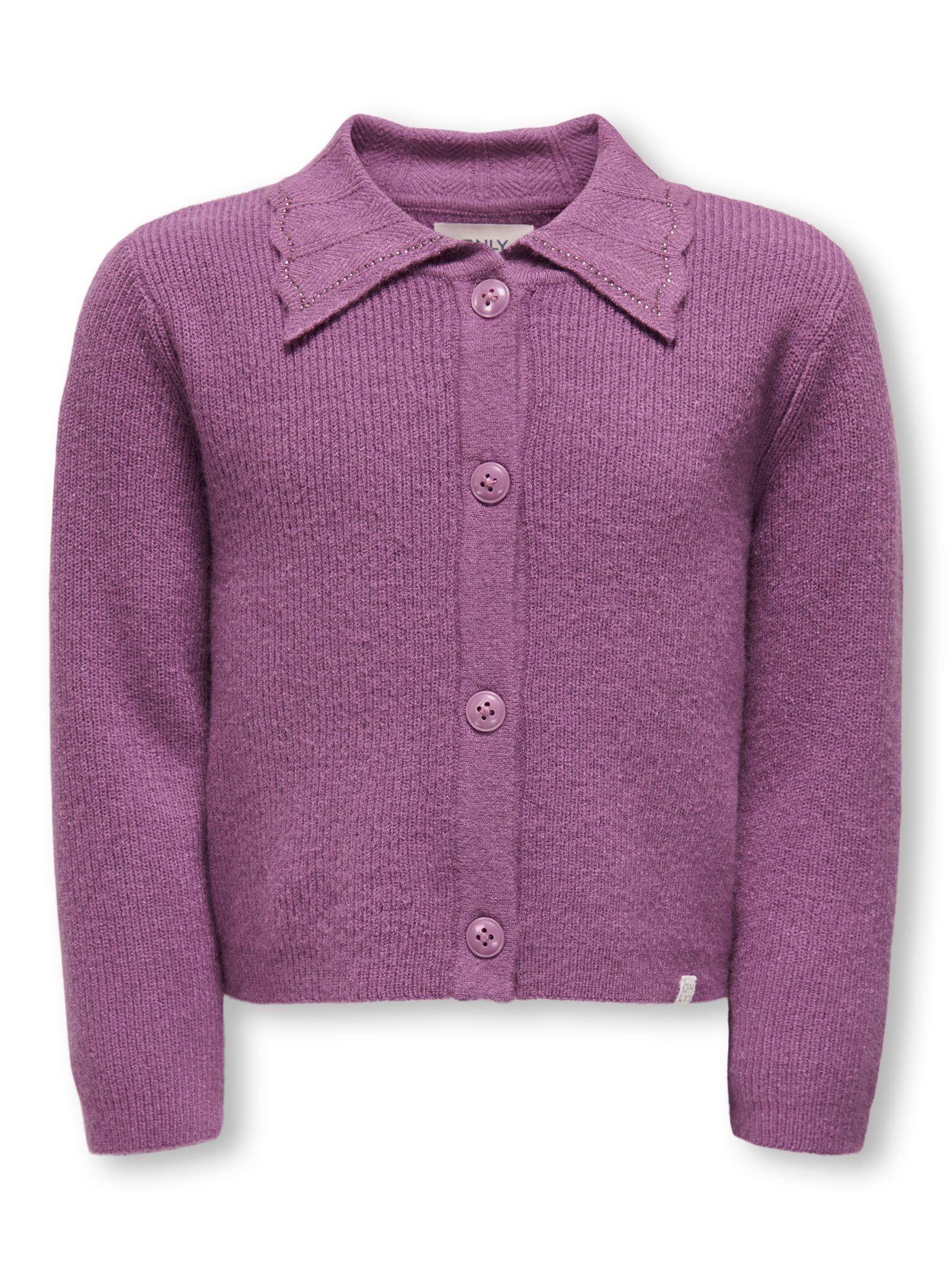Only Mini KayaKatja Life Cardigan - Argyle Purple - 92 cm