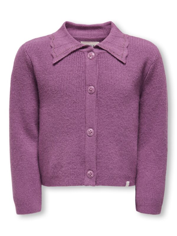 Only Mini KayaKatja Life Cardigan - Argyle Purple - 92 cm