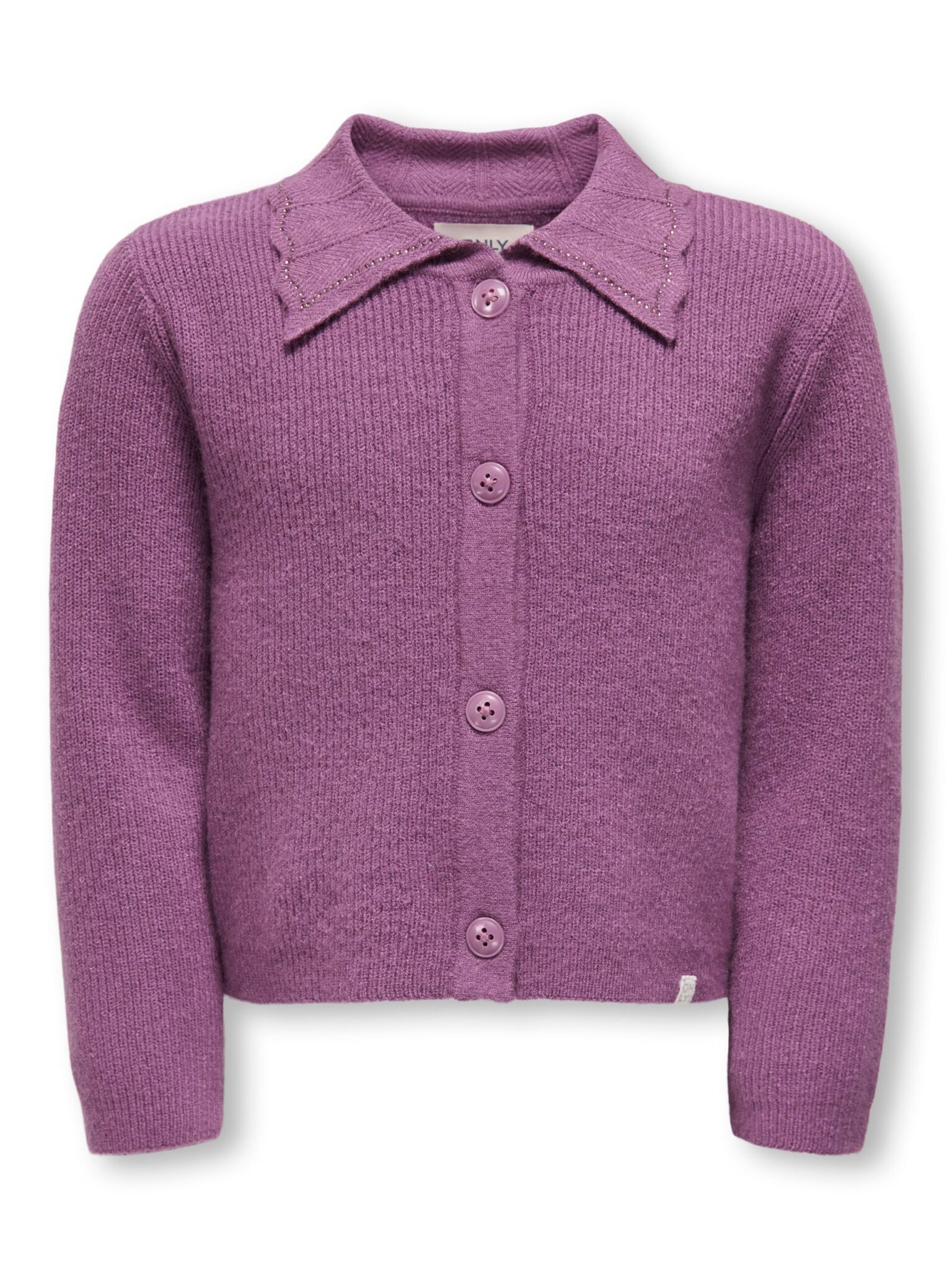 Only Mini KayaKatja Life Cardigan - Argyle Purple - 92 cm