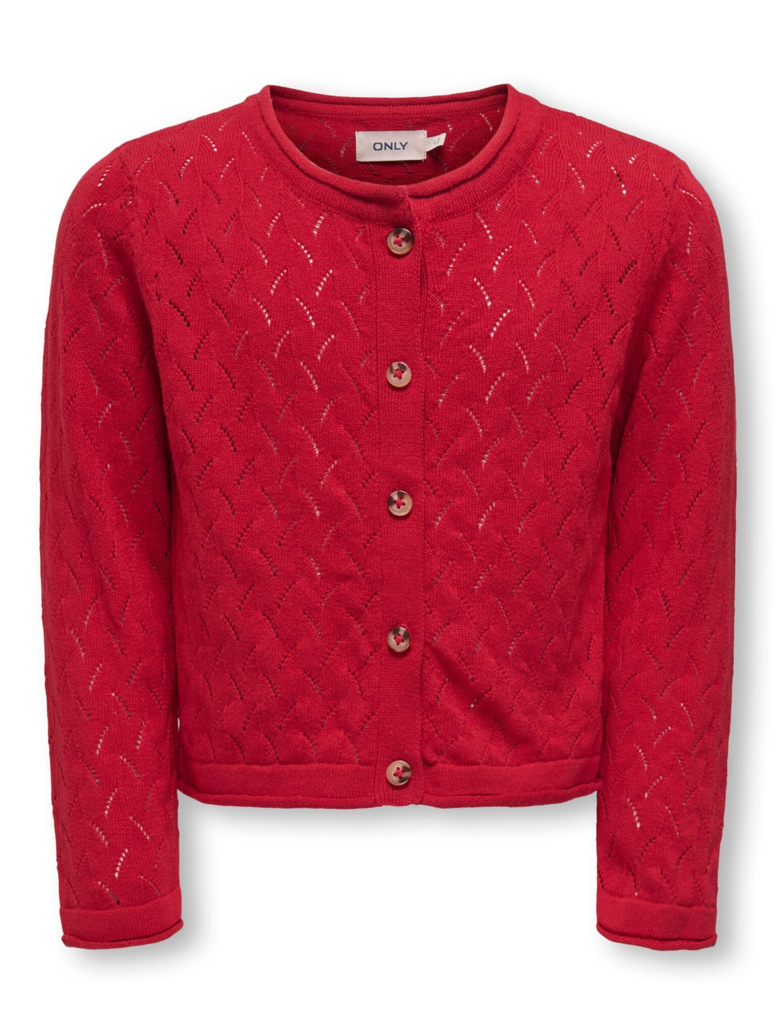 Only Mini Megan Life Cardigan NOOS - Equestrian Red - 92 cm