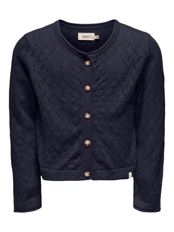 Only Mini Megan Life Cardigan NOOS - Night Sky - 92 cm