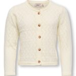 Only Mini Megan Life Cardigan NOOS - Whitecap Gray - 92 cm