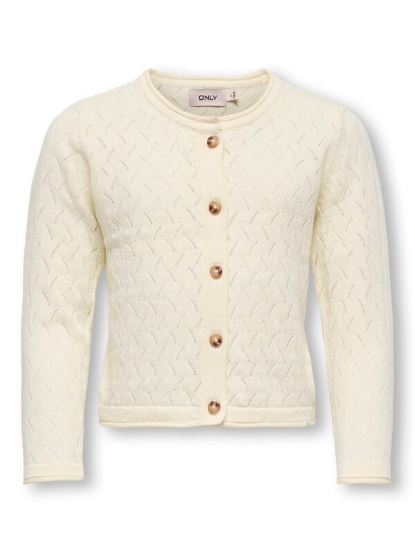 Only Mini Megan Life Cardigan NOOS - Whitecap Gray - 92 cm