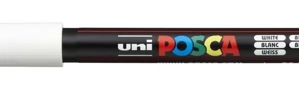 Paintmarker Uni POSCA pc-1mr hvid
