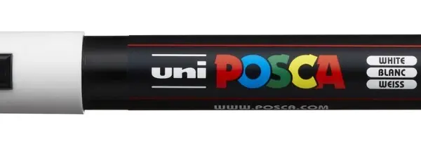 Paintmarker Uni POSCA pc-5m hvid
