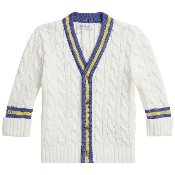 Polo Ralph Lauren Cardigan - Strik - DeckWash White