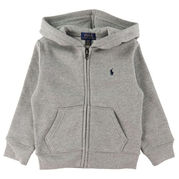 Polo Ralph Lauren Cardigan m. Hætte - Gråmeleret