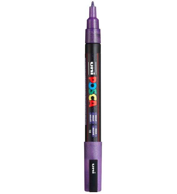 Posca Tusch - PC-3ML - Violet m. Glimmer Posca Tusch - PC-3ML - Violet m. Glimmer