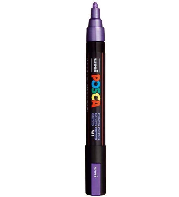 Posca Tusch - PC-5M - Metallisk Violet Posca Tusch - PC-5M - Metallisk Violet