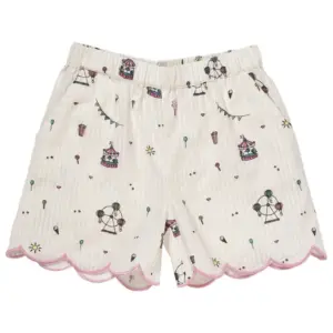 Printet shorts m. deco edge - TIVOLI - 104