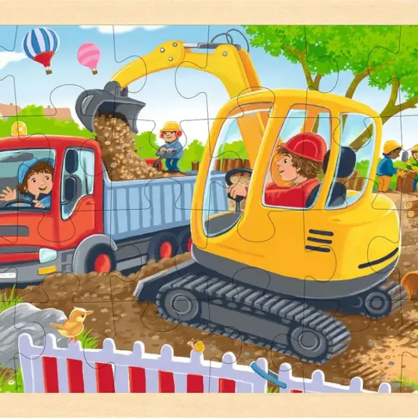 Puslespil Gravemaskine
