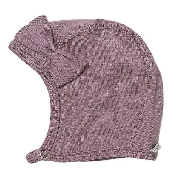 Racing Kids Babyhjelm - Dusty Purple m. Sløjfe