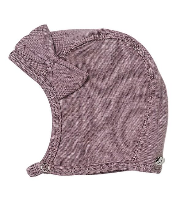 Racing Kids Babyhjelm - Dusty Purple m. Sløjfe