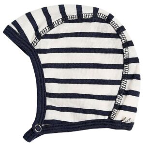 Racing Kids Babyhjelm - Hvid/Navy m. Striber