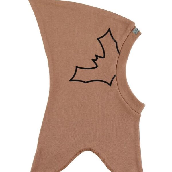 Racing Kids Elefanthue - 1-lags - Lysebrun m. Flagermus