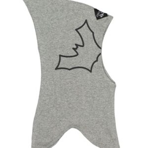 Racing Kids Elefanthue - 2-lags - Gråmeleret m. Flagermus