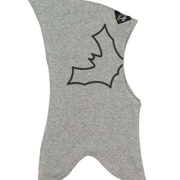 Racing Kids Elefanthue - 2-lags - Gråmeleret m. Flagermus